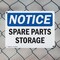 Signmission Spare Parts Storage, 10 in W x Rectangle, Plastic OS-2PACK-NS-P-710-L-18378 - alternate 5